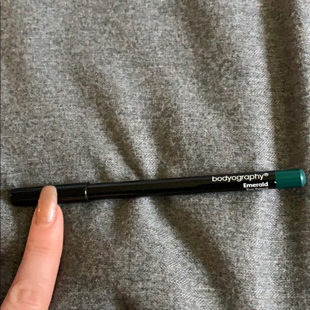 Emerald eyeliner